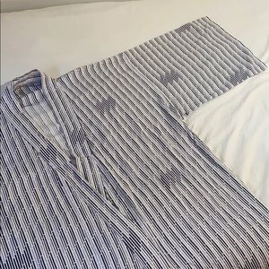 Vintage navy stripe kimono